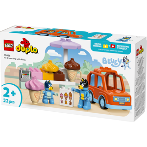 LEGO® DUPLO® Bluey Ice Cream Trip with Bluey Toddler Toy 10458